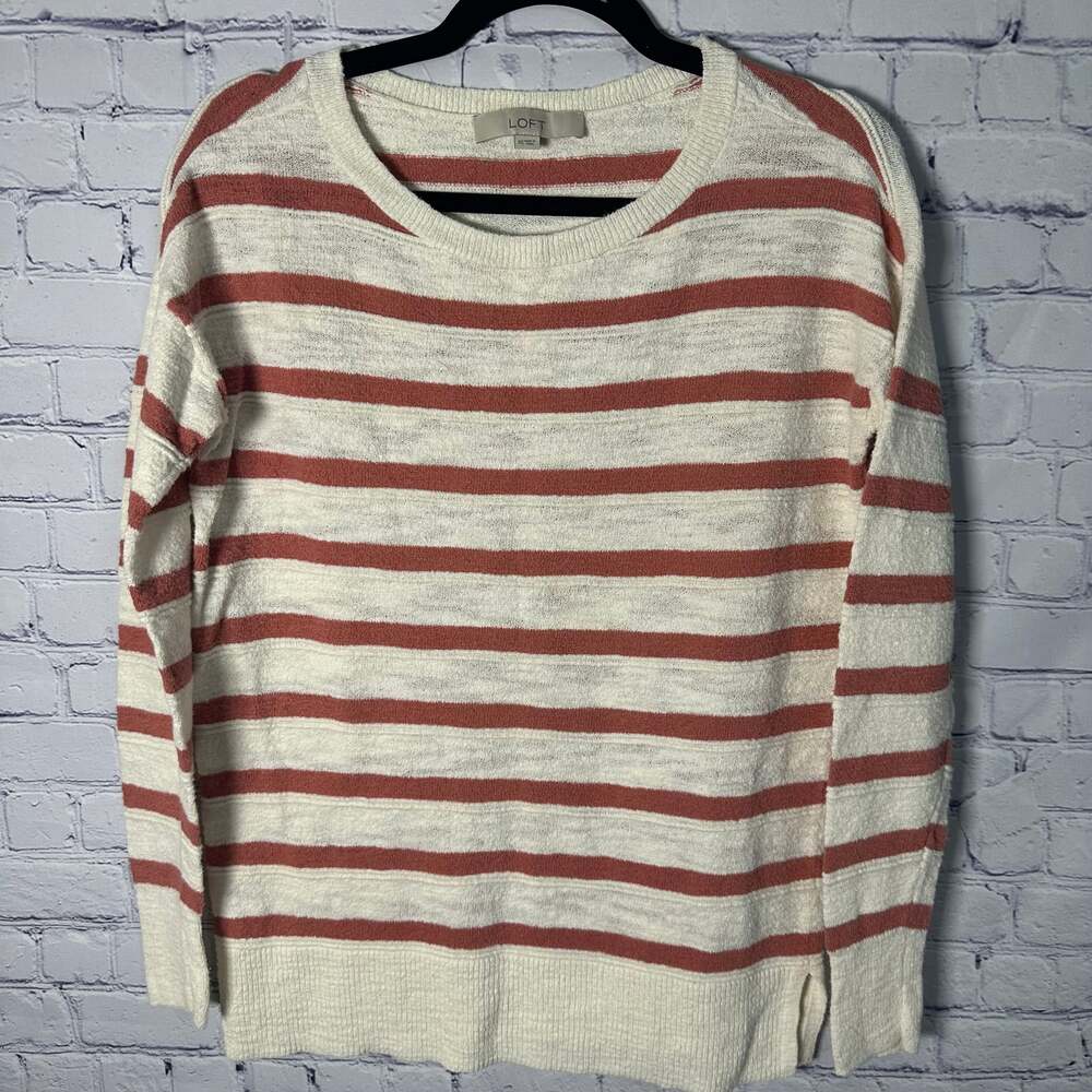 Ann Taylor's LOFT Women's crewneck sweater Cream...